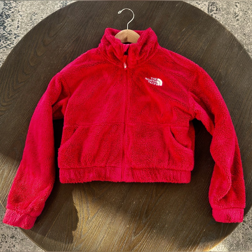 The North Face Girls Osolita Full Zip Jacket Size Medium in Pink
